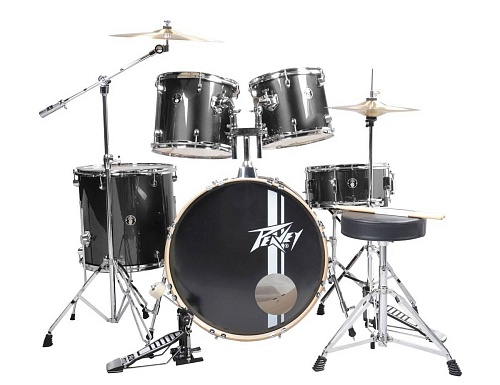 Peavey PV 5PC Drum Set - Black  