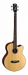 :Cort AB850F-NAT-BAG Acoustic Bass Series - -