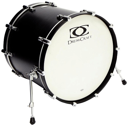 Drumcraft Series 8. - 24"x20" Electric Black Satin Chrome HW