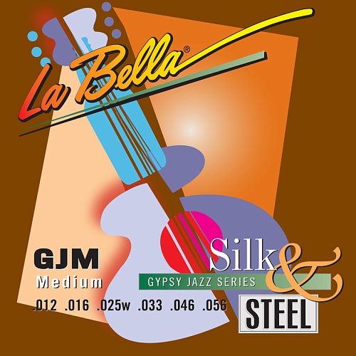 La Bella GJM-B Gypsy Jazz Medium      12-56 LaBella